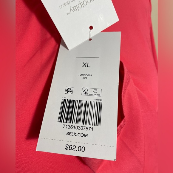 NWT Pro Tour cool play motion play flex Women's Golf long Sleeve shirt Pink XL - Picture 7 of 15